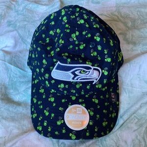 Floral Seahawks hat.